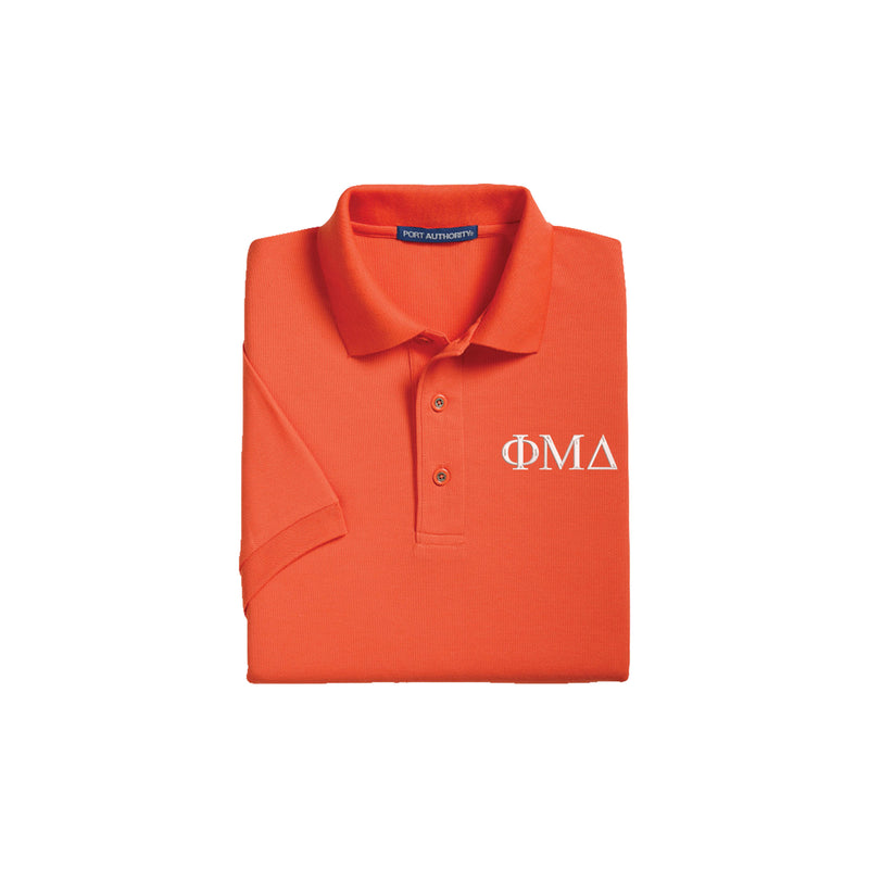 Phi Mu Delta Cotton Pique Polo