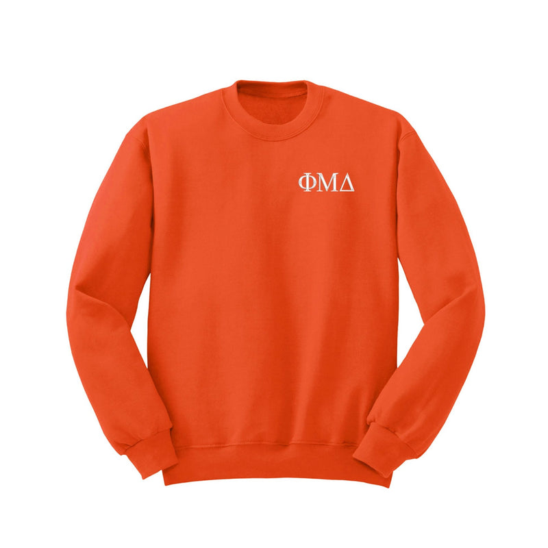 Phi Mu Delta Embroidered Crewneck Sweatshirt
