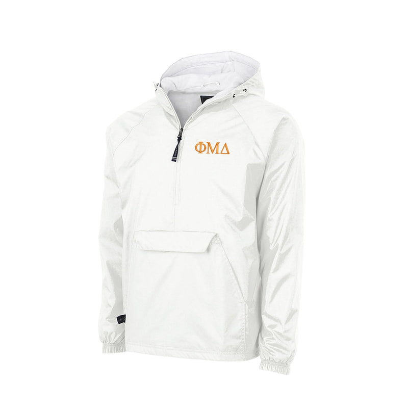Phi Mu Delta Flannel Lined Windbreaker - Letters