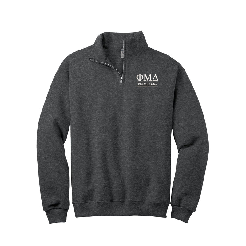 Phi Mu Delta Quarter Zip Pullover Sweatshirt