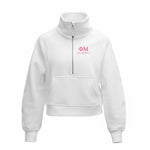 Phi Mu MOM lululemon Scuba Oversized Funnel-Neck Half Zip - White