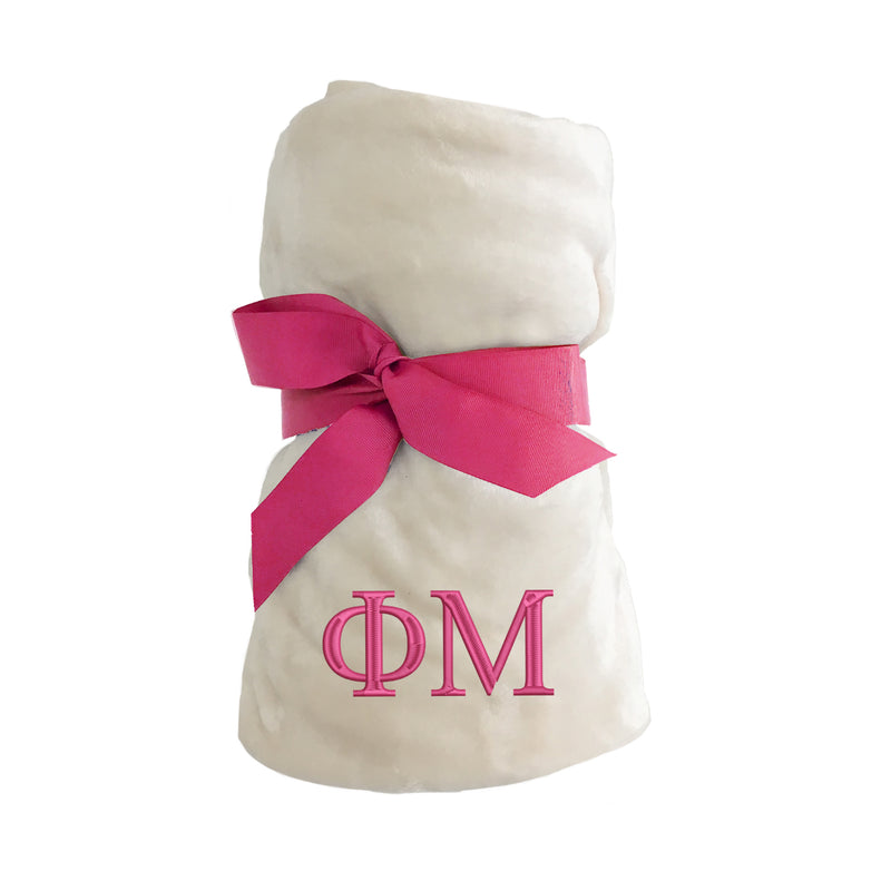 Phi Mu Tahoe Fleece Blanket