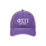 Phi Sigma Pi Est 1916 Relaxed Fit Hat