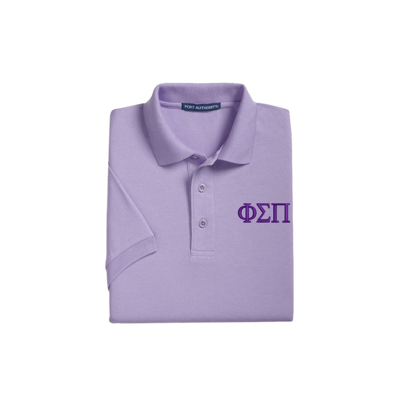 Phi Sigma Pi Cotton Pique Polo