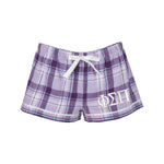 Phi Sigma Pi Flannel Boxer Shorts