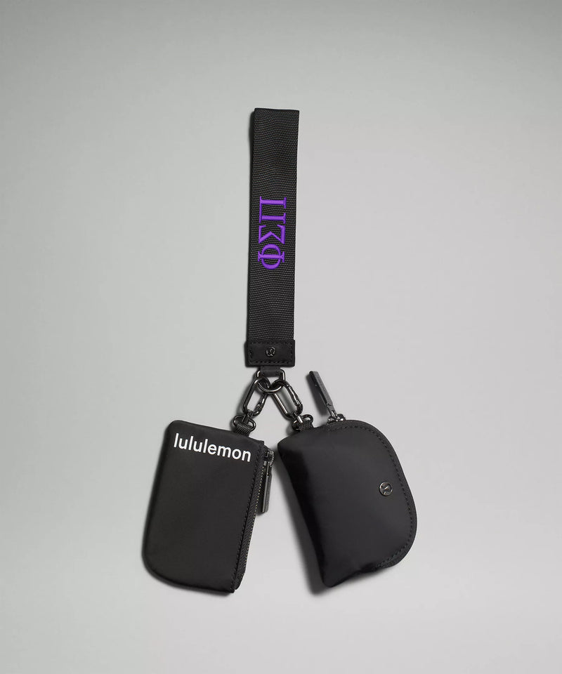 Phi Sigma Pi lululemon Dual Pouch Wristlet