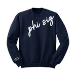 Phi Sigma Sigma 1913 Avenue Crewneck
