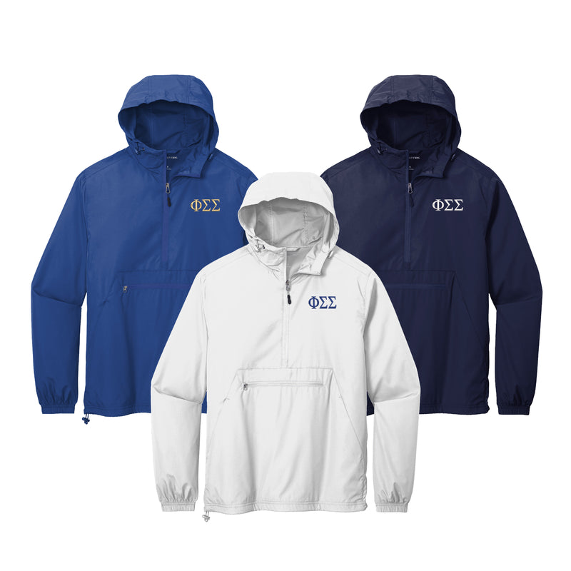 Phi Sigma Sigma Windbreaker - Letters