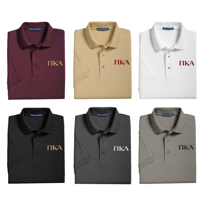 Pi Kappa Alpha Cotton Pique Polo - PKA