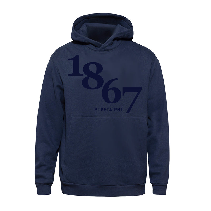 Pi Beta Phi lululemon Steady State Pullover Hoodie - 1867 NAVY