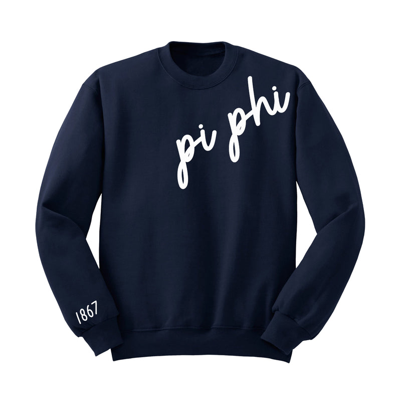 Pi Beta Phi 1867 Avenue Crewneck