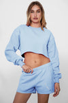 Pi Beta Phi Cloud High Waisted Fleece Short - PI PHI