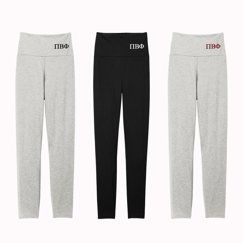 Pi Beta Phi High Waist Leggings