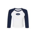 Pi Beta Phi Sorority Raglan Fitted Baby Tee