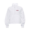 Pi Beta Phi lululemon Scuba Oversized FUNNEL-Neck Half Zip - White