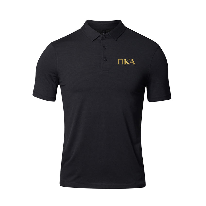 Pi Kappa Alpha lululemon Evolution Short-Sleeve Polo - Black