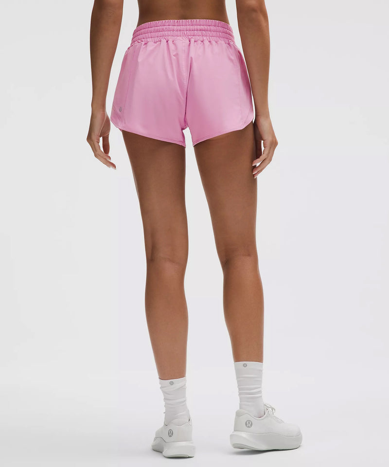 LIMITED EDITION Phi Mu lululemon Hotty Hot High-Rise Lined Short 2.5" - Pink Frosting