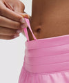 LIMITED EDITION Phi Mu lululemon Hotty Hot High-Rise Lined Short 2.5" - Pink Frosting