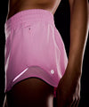 LIMITED EDITION Phi Mu lululemon Hotty Hot High-Rise Lined Short 2.5" - Pink Frosting