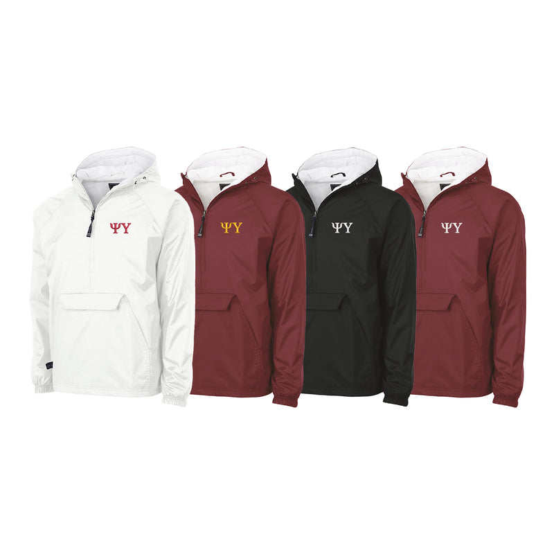 Psi Upsilon Lined Windbreaker - Letters