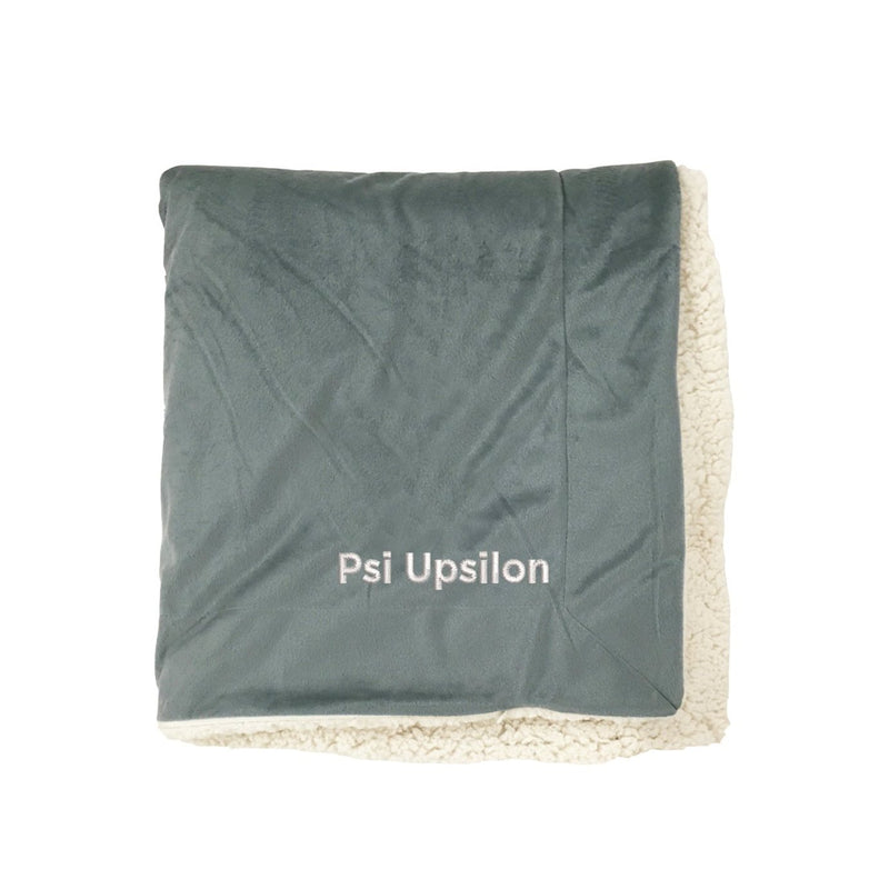 Psi Upsilon Sherpa Lined Blanket