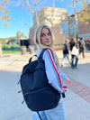 Chi Omega 5 Stripe Crewneck Sweatshirt