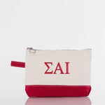 Sigma Alpha Iota Canvas Cosmetic Bag