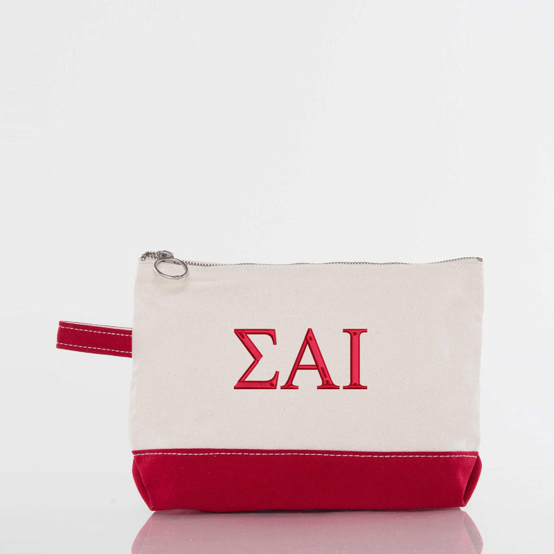 Sigma Alpha Iota Canvas Cosmetic Bag