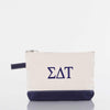 Sigma Delta Tau Canvas Cosmetic Bag
