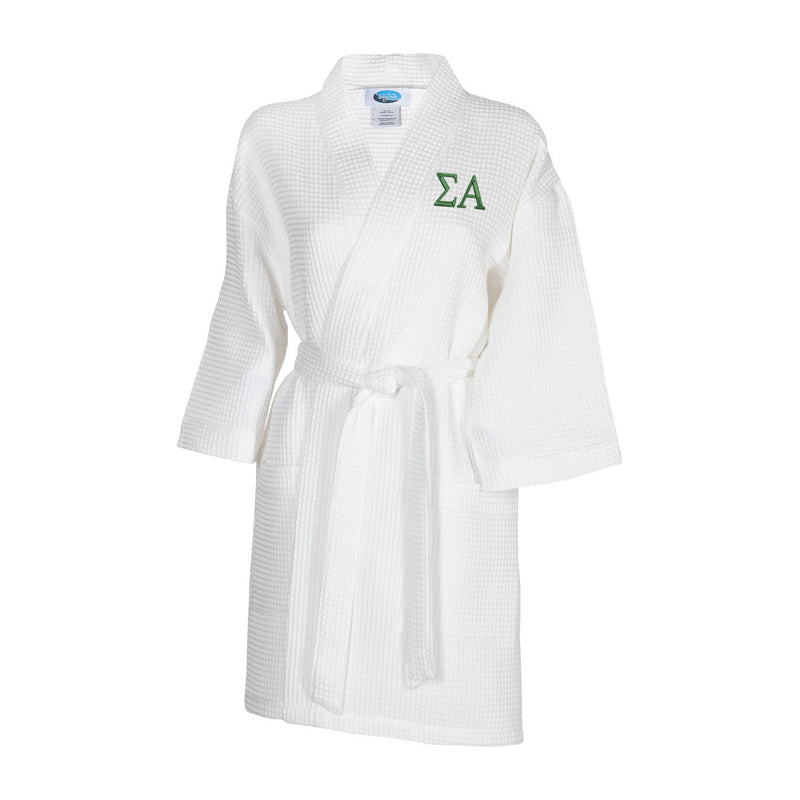 Sigma Alpha Waffle Weave Robe