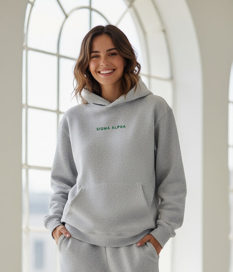 Sigma Alpha Fave Fit Hoodie - Wordmark