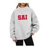 Sigma Alpha Iota Mock Neck Sweatshirt - SAI