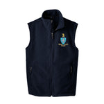 Sigma Chi Fleece Vest with Embroidered Crest