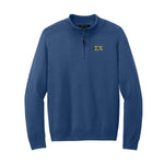 Sigma Chi 1/4-Zip Monogrammed Sweater