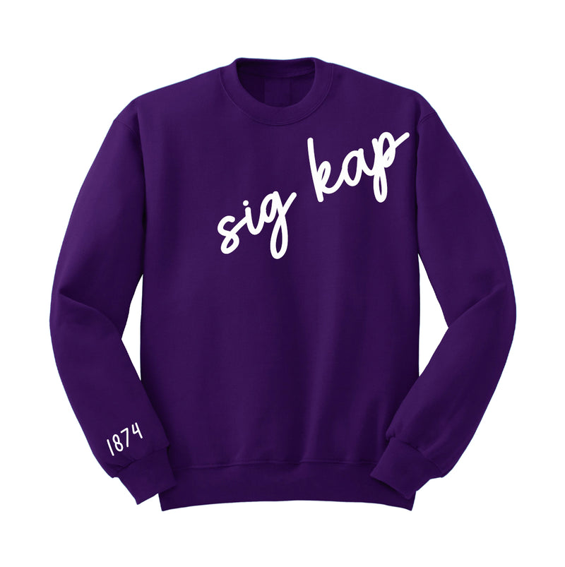 Sigma Kappa 1874 Avenue Crewneck