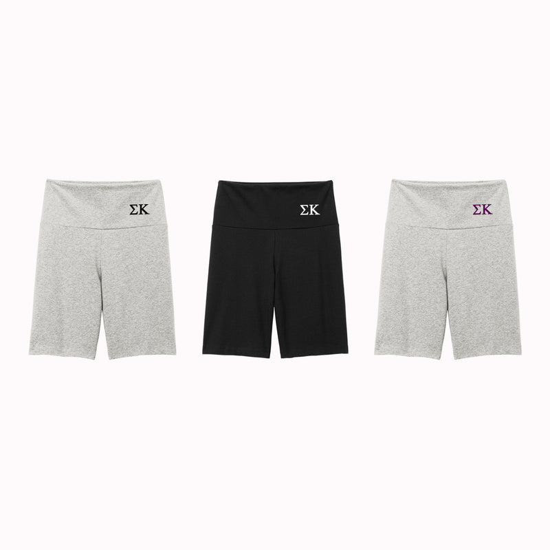 Sigma Kappa Waist Bike Shorts