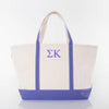 Sigma Kappa Large Canvas Tote Bag