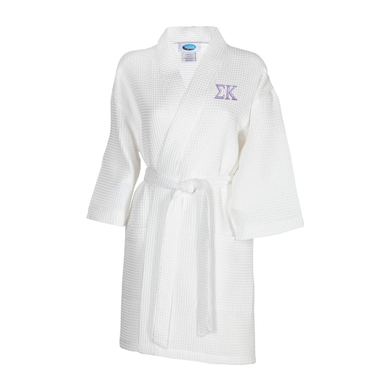 Sigma Kappa Waffle Weave Robe