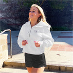 Sigma Kappa lululemon Scuba Oversized Half-Zip Hoodie - White