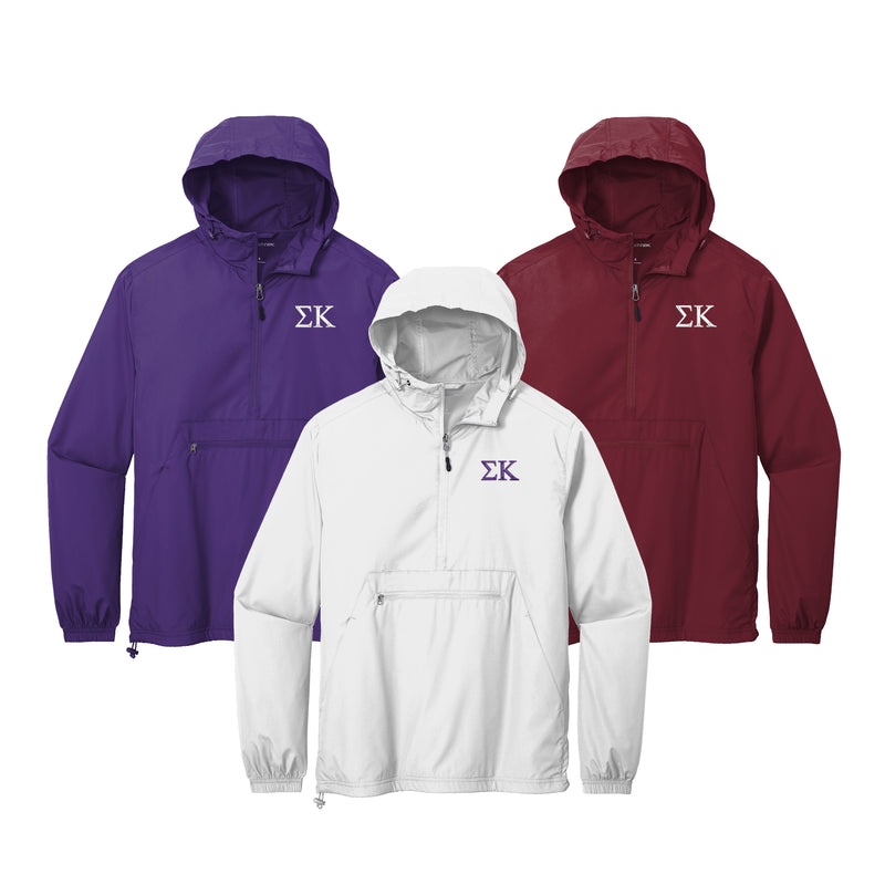 Sigma Kappa Windbreaker - Letters