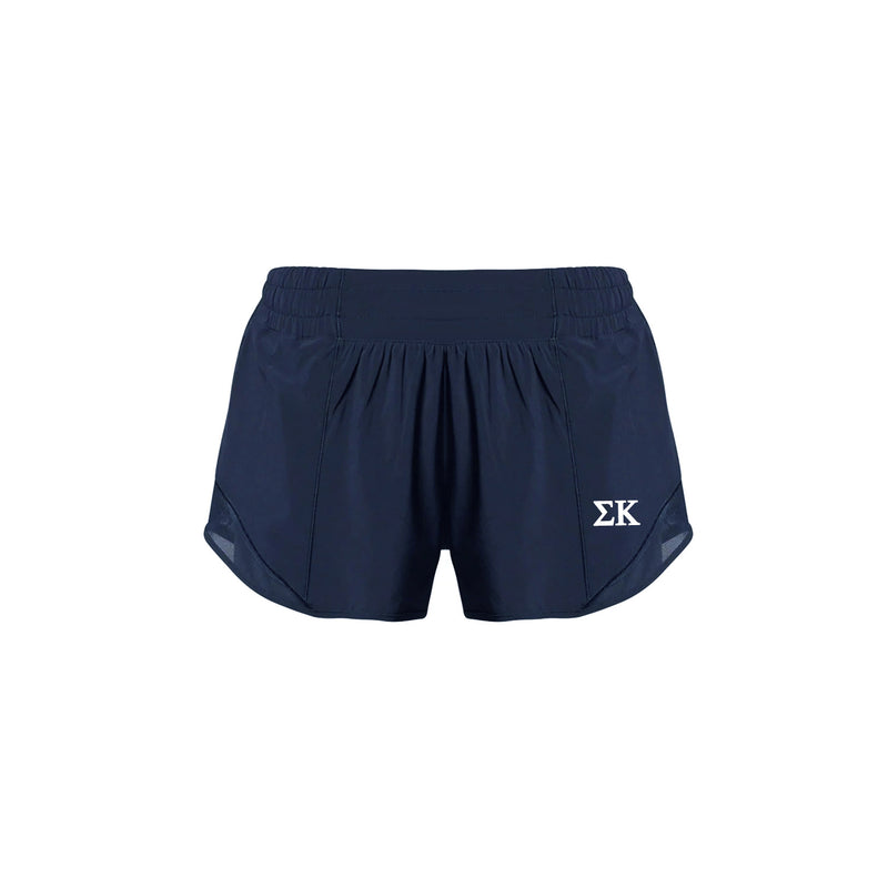 Sigma Kappa lululemon Hotty Hot High-Rise Lined Short 2.5" - Navy
