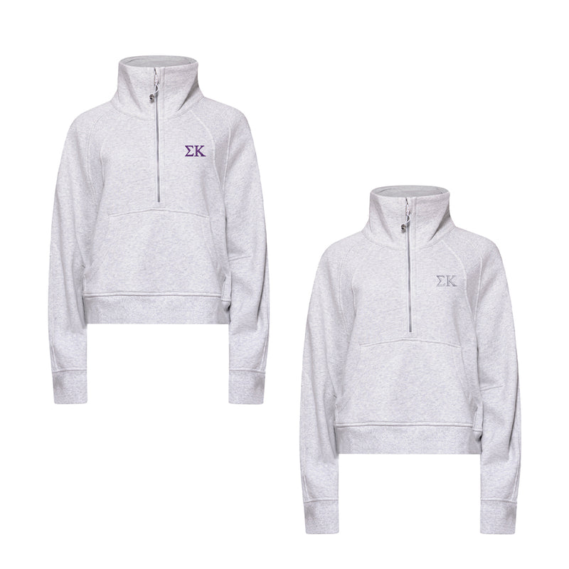 Sigma Kappa lululemon Scuba Oversized Funnel-Neck Half Zip