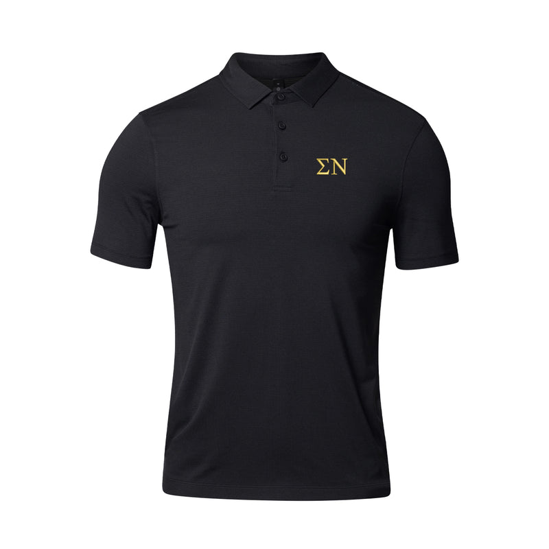 Sigma Nu lululemon Evolution Short-Sleeve Polo - Black