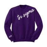 Sigma Sigma Sigma 1898 Avenue Crewneck