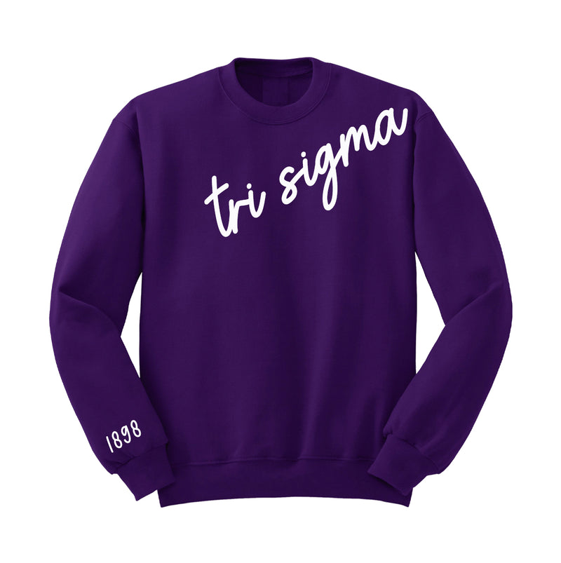 Sigma Sigma Sigma 1898 Avenue Crewneck