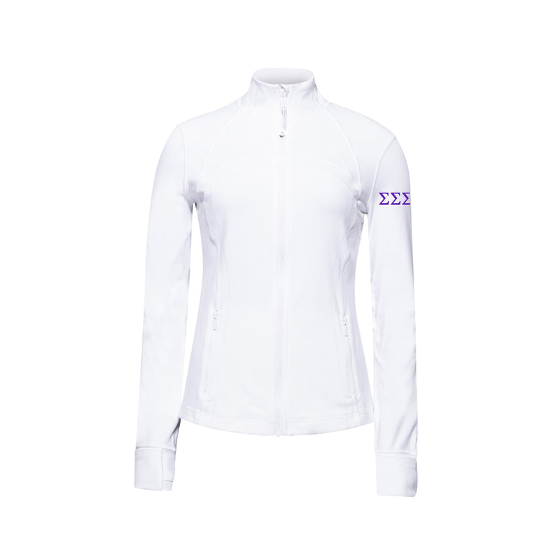 Sigma Sigma Sigma lululemon Define Jacket - White