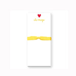 Chi Omega Skinnie Notepad