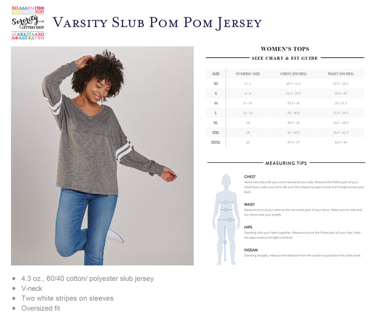 Delta Phi Epsilon Varsity Long Sleeve T-Shirt