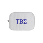 Tau Beta Sigma Waffle Weave Cosmetic Bag