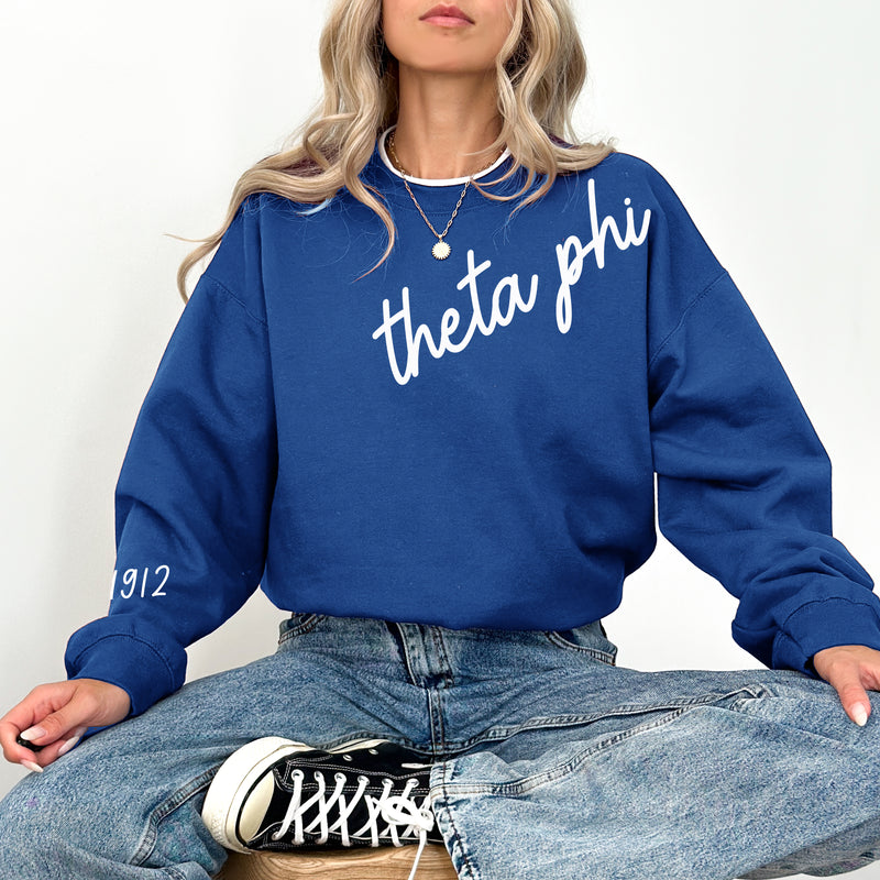 Theta Phi Alpha 1912 Avenue Crewneck